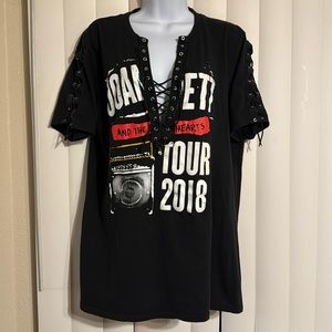 Joan Jett And The Blackhearts Custom One of a Kind T-Shirt 2018 Tour Men’s Large